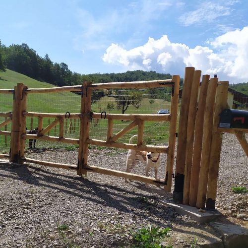 recinzione in legno - il castagno