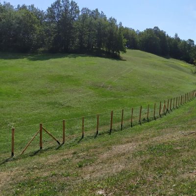 recinzione in legno in Valtaro - il castagno